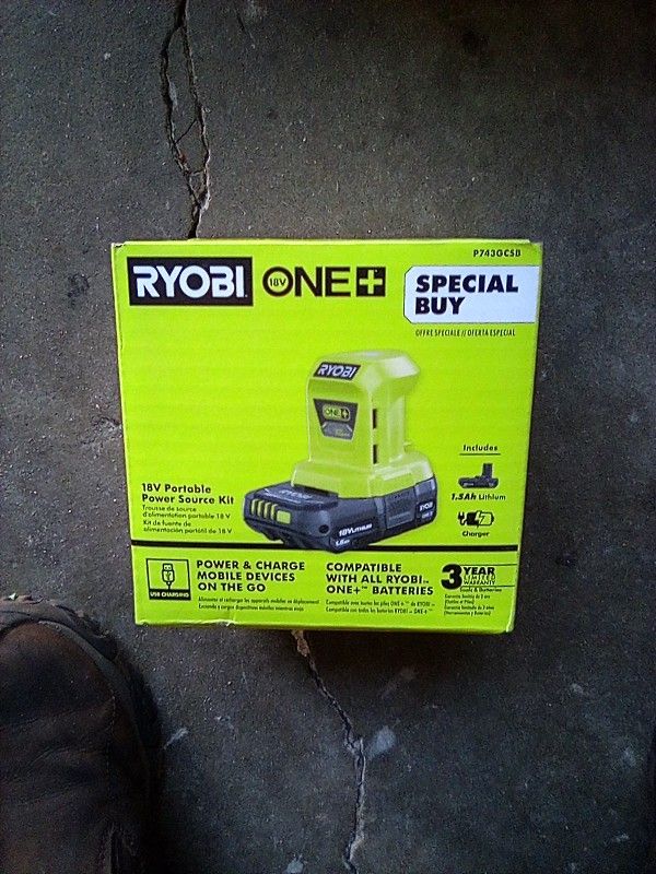 18v Porta power Source W/Battery &Charger
