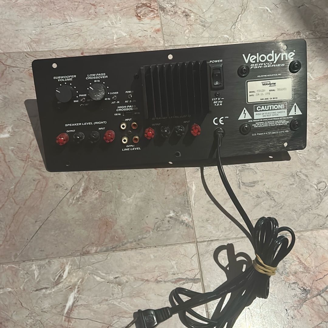 Velodyne Servo Fsr Seiries Subwoofer Control Board for Sale in Mukilteo ...
