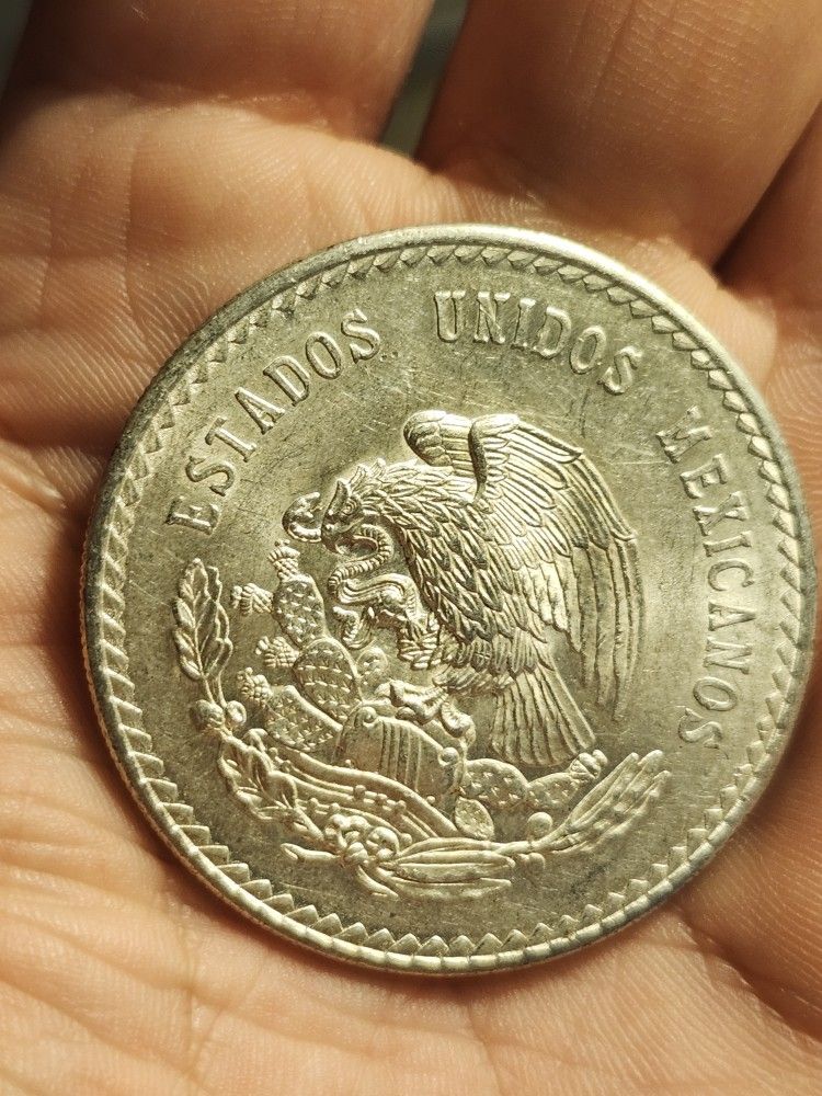 90 percent Silver Coin 1947 Mexico Pesos