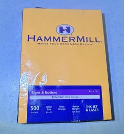 Hammermill ultra orange Printer Paper