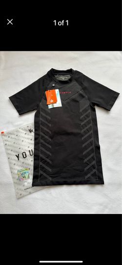 Young LA Superhero Compression Shirt Black/Red Sz X Small