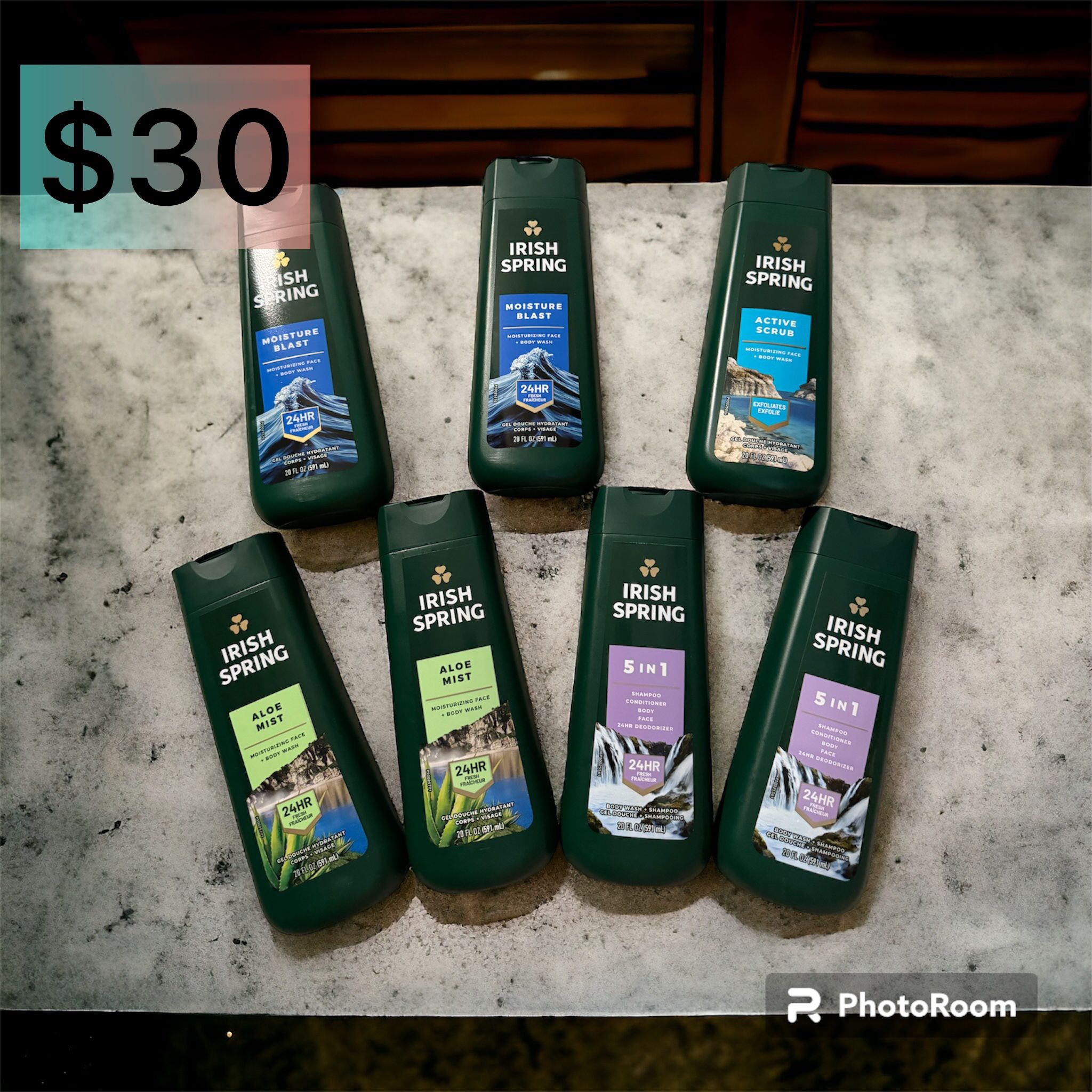 $30 Irish Spring Body Wash Bundle