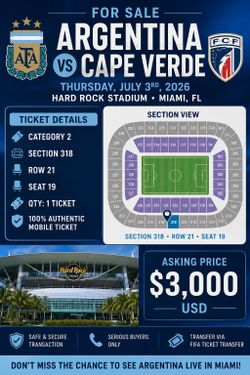 Argentina vs Cape Verde