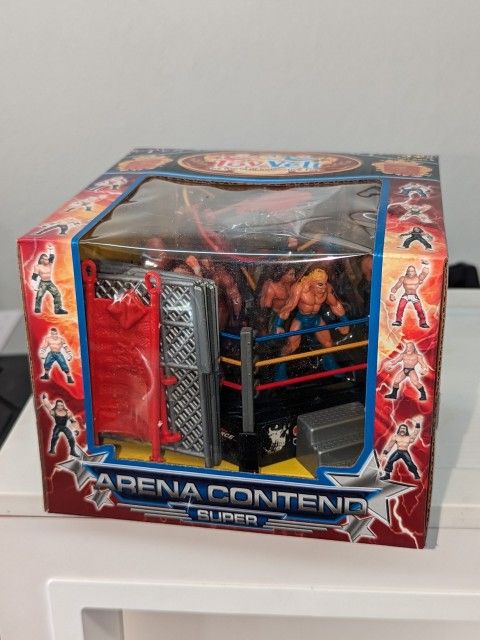 ToyVelt WWE Ring Playset with 32-Piece; 2" Wrestling Action Figures