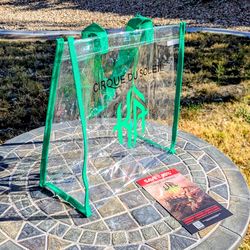 Cirque Du Soleil KA Reusable See-Through 12x5" Tote Bag Las Vegas Souvenir New