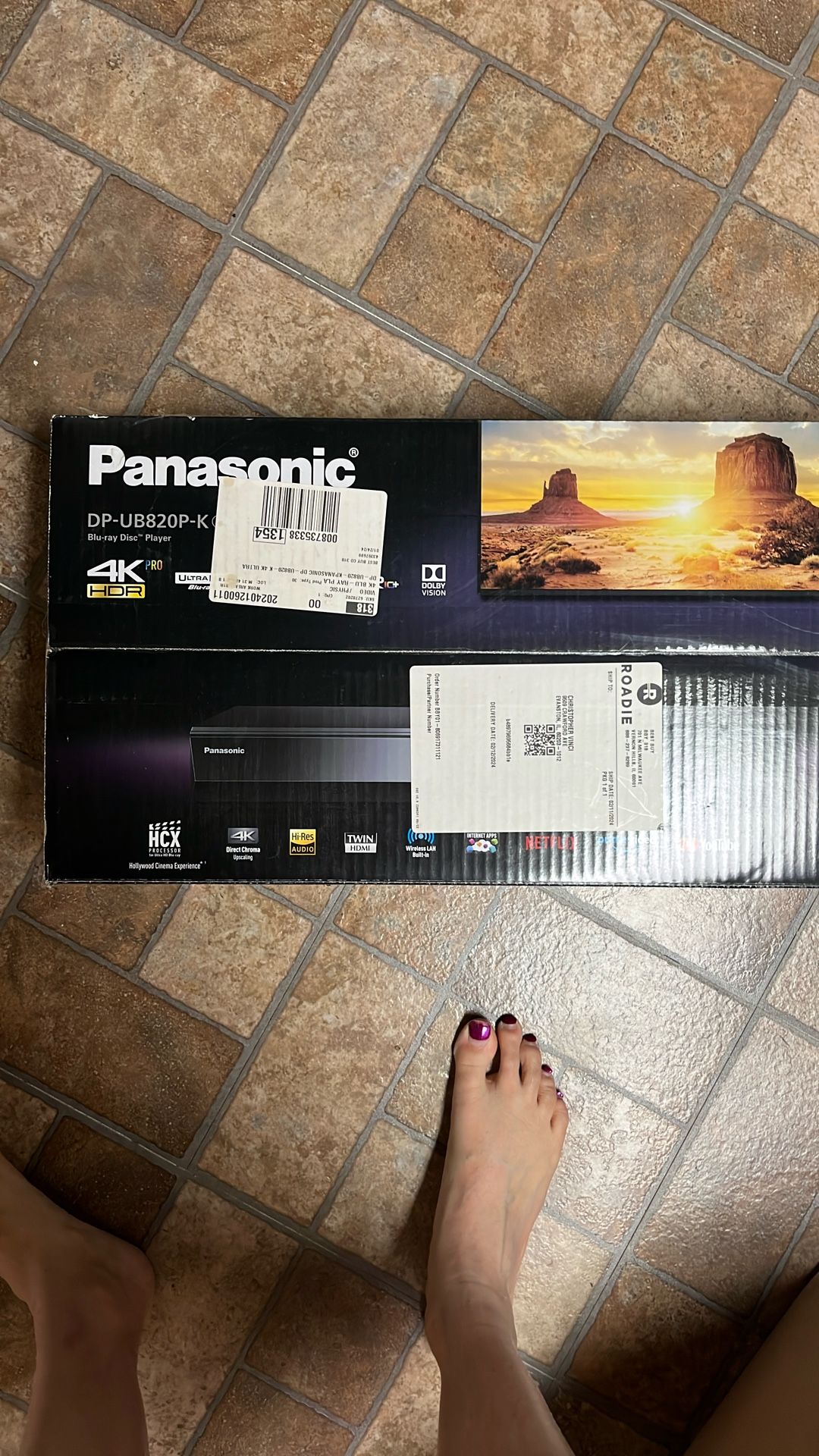 Panasonic DVD BLUE RAY DISC PLAYER
