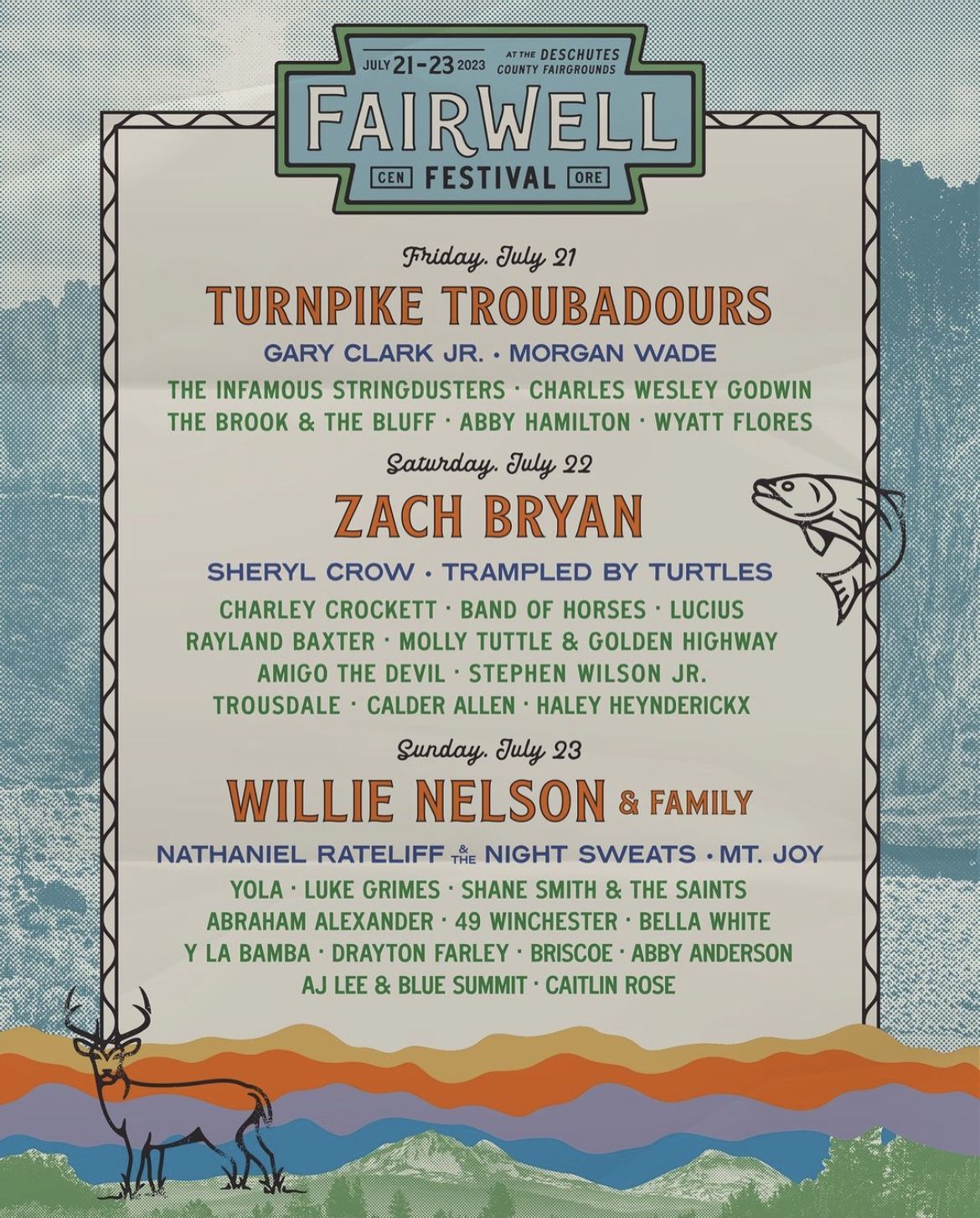3 Day GA Fairwell Festival Tickets