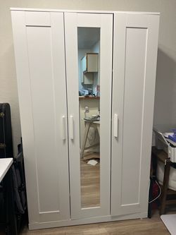 IKEA BRIMNES White Storage Cabinet – Good Condition – $135 OB