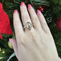 14k TURTLE RING 