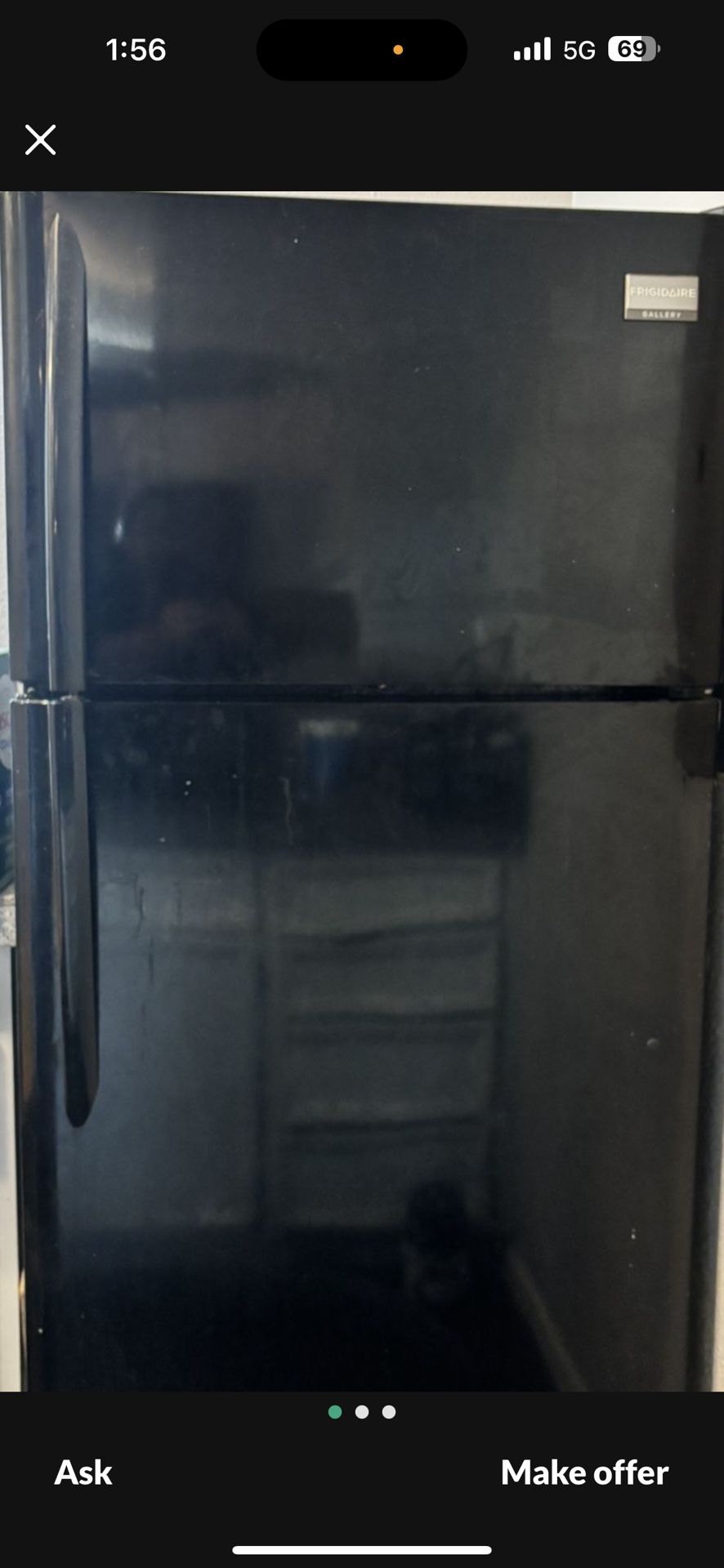 Refrigerator 65 1/2 T 30W 30D