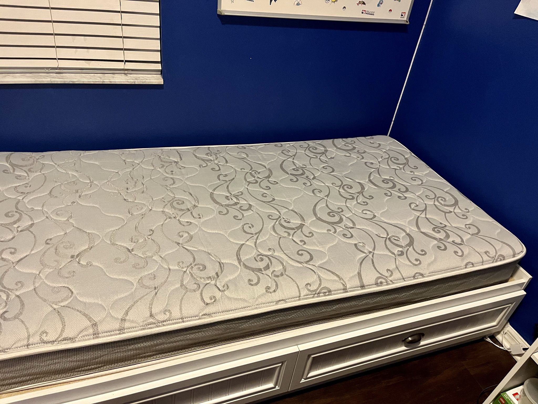 Twin Bed with new mattress