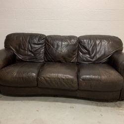Leather couch