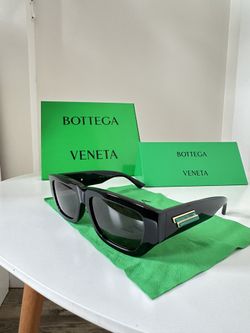 Bottega Veneta “BOLT RECTANGULAR SUNGLASSES”