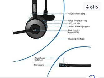 Yamay M98 Wireless Headset With Microphone for Sale in Pico Rivera