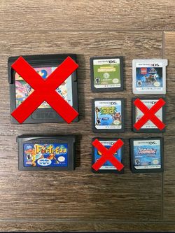 Sega Gamegear, Gameboy, DS And 3DS Games