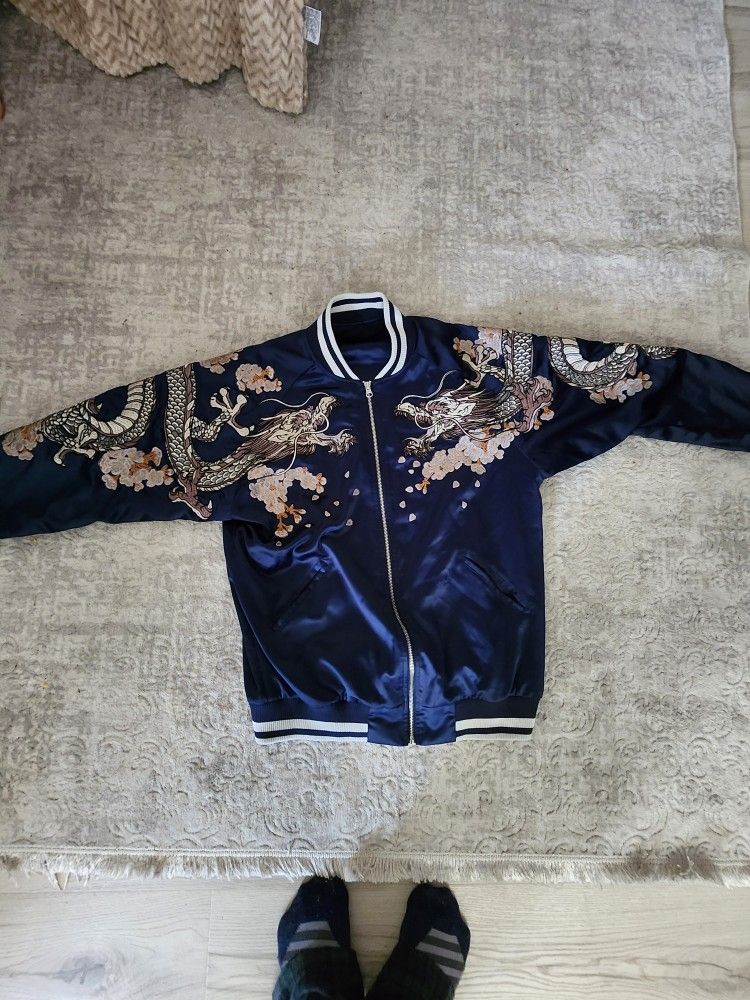 Double Dragon & Phoenix Bomber Jacket