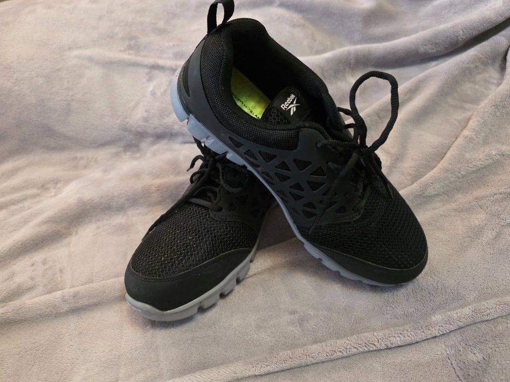 Reebok Men's Rb409 Sublite Cushion Work Safety Athletic Composite Toe Shoe Black