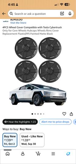 Cyber truck wheel covers