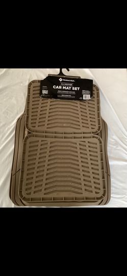New All weather tan truck van Plastic  Car Mat Set