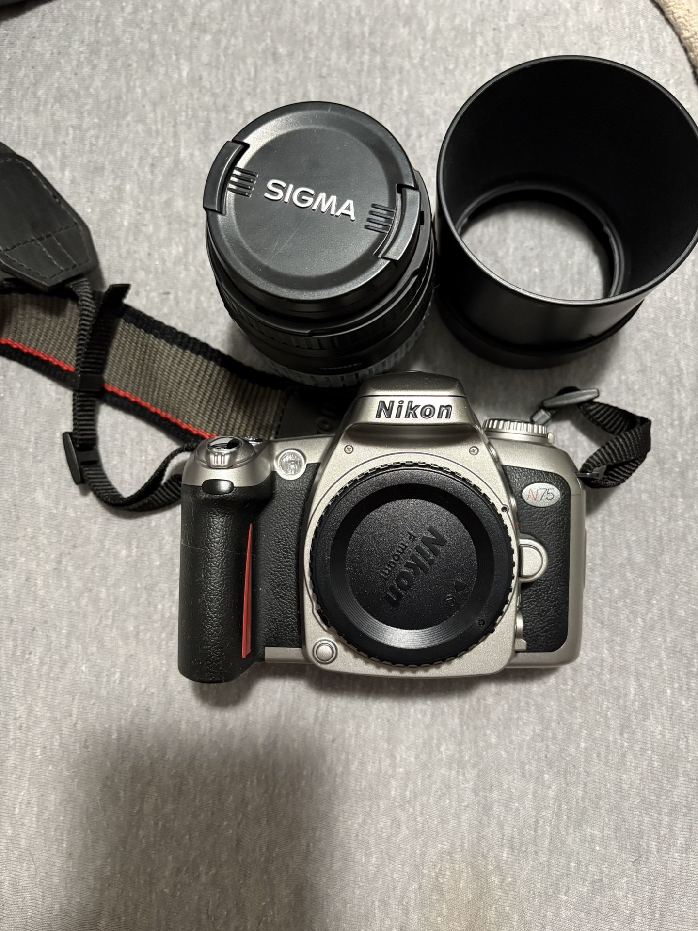 Nikon Film Camera N75 and Lens