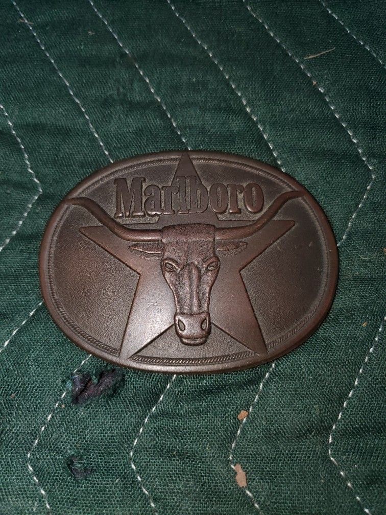 Marlboro belt buckle 1987