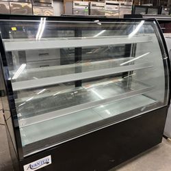 Curved Glass Display Case DRY DISPLAY ONLY