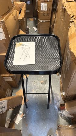 Foldable Salon Tray with Metal Stand