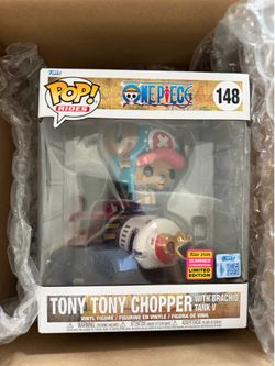 Funko Pop Rides One Piece Tony Tony Chopper Brachio Tank V #148 SDCC 2026 ***SMALL DAMAGE TO BOX SEEN IN PHOTOS***