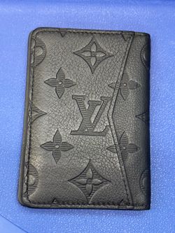 Louis Vuitton Black Monogram Leather Card Holder
