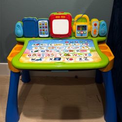 Get Ready For School learning Table Write Activity Desk Set 