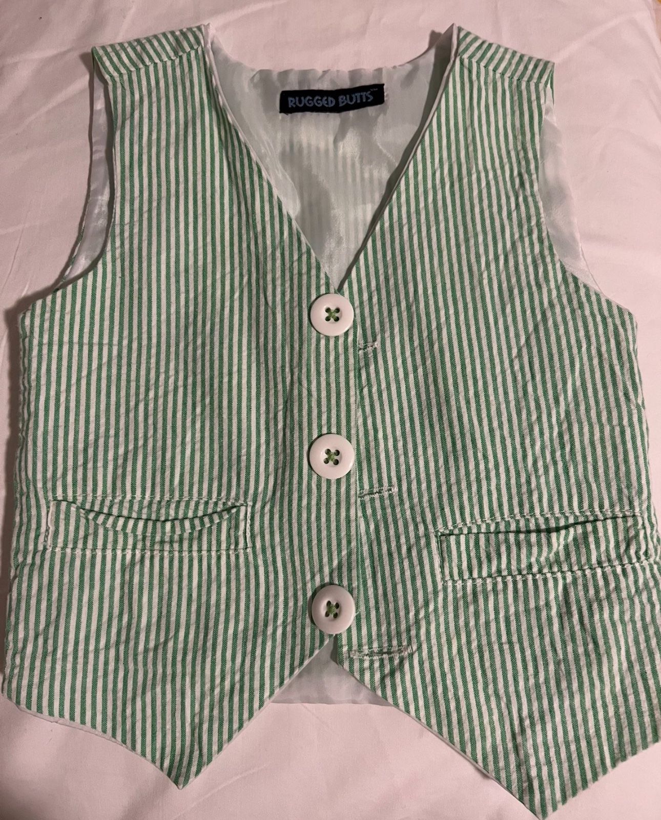Baby Boy Green Vest 6-12 Months 