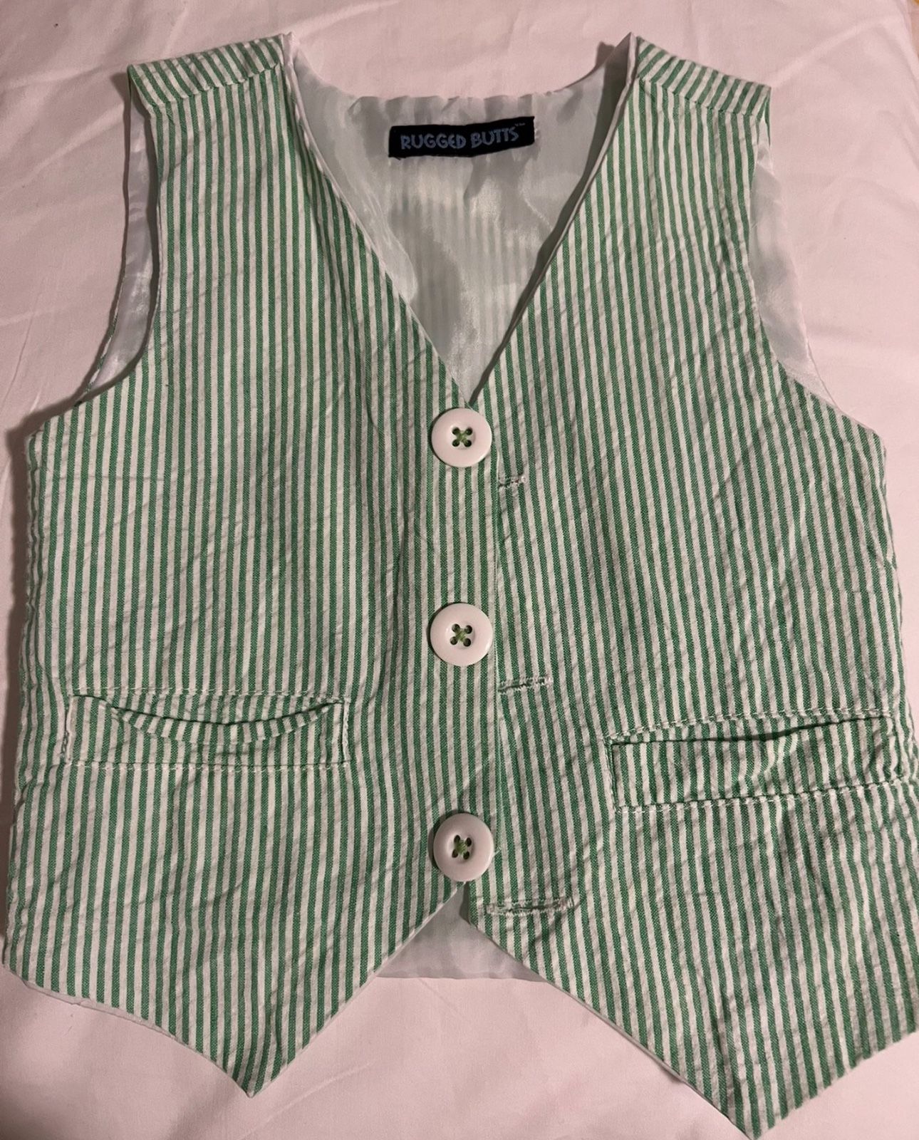 Baby Boy Green Vest 6-12 Months
