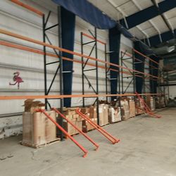 Commercial bolt together pallet racking system  