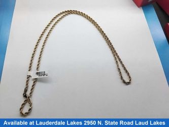 Rope Chain - Yellow Gold 10k (.417) 6.7 grams 27 inch