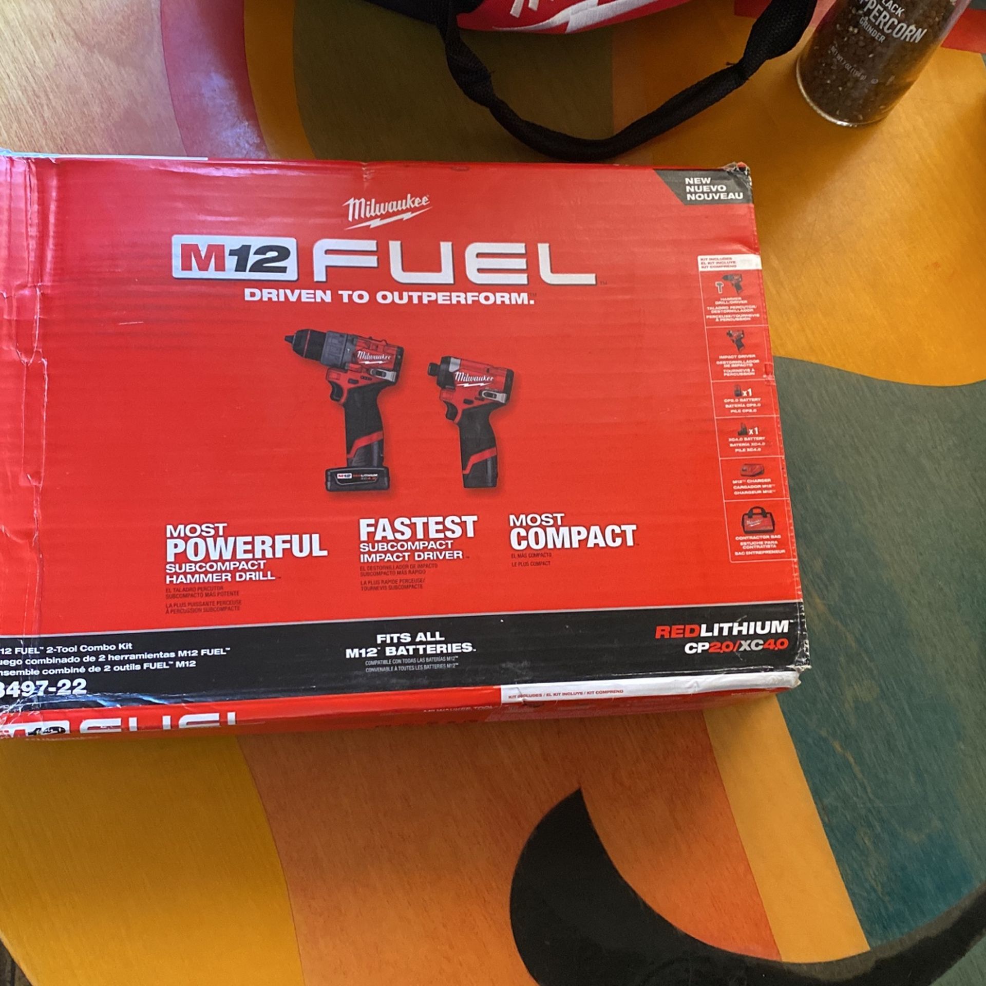 Milwaukee Fuel 12v 2 Tool Combo Kit