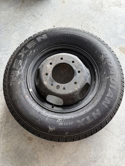 Dually Truck Tire With Rim