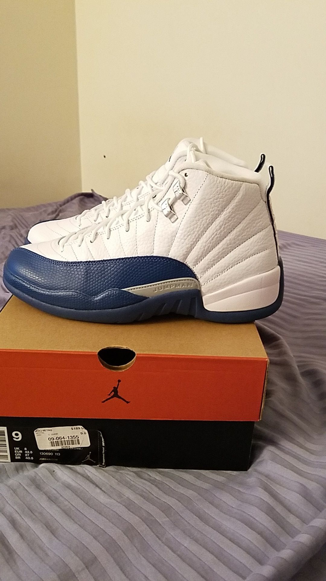 Jordan 12 French blue size 9