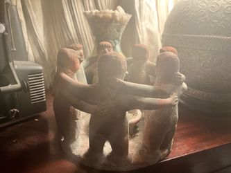 Handmade Circle of Friends Sculpture