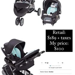 Baby trend stroller Travel system 