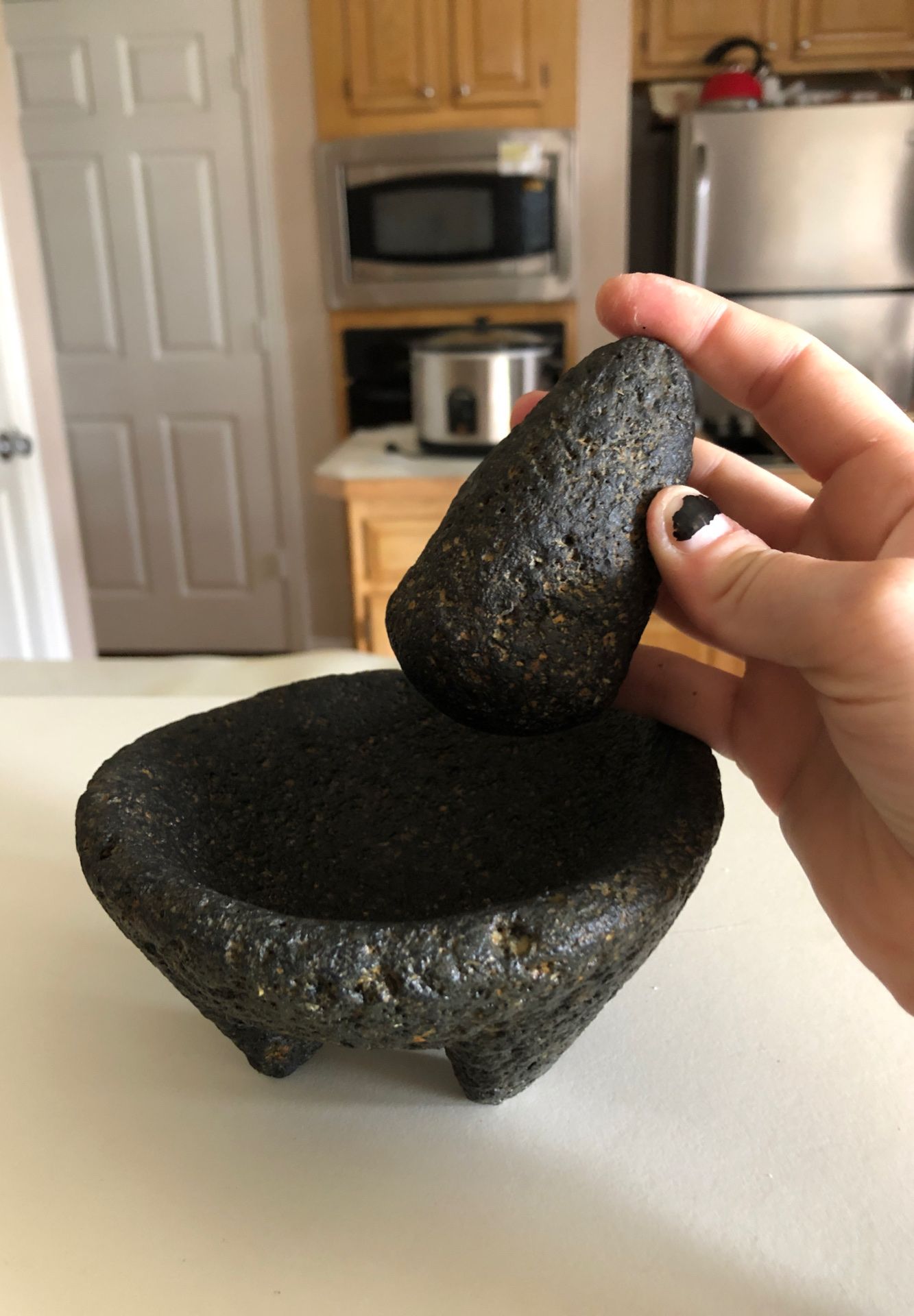 Heavy Hand carved Mortar