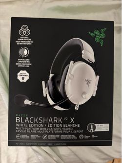 Razer BlackShark V2 X Gaming Headset - White Edition (Wired)
