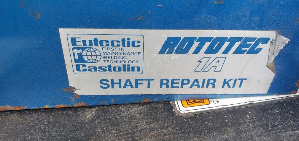 Eutectec Castolin Rototec 1A Spray Welding Shaft Repair Kit Hard Facing & Powder