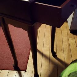 Mesita De Sala (Wood Stand Table) Tall 28 1/2 Width 15 1/2 Long 11 1/2