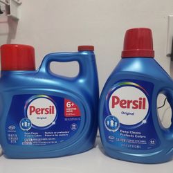 $24 for Both. Persil Liquid Detergent. HABLO ESPAÑOL.