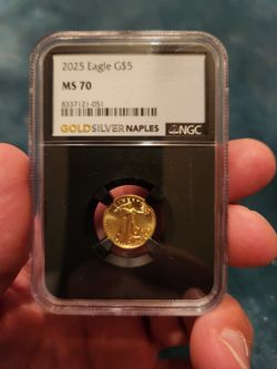 1/10th Ounce Graded Gold Eagle