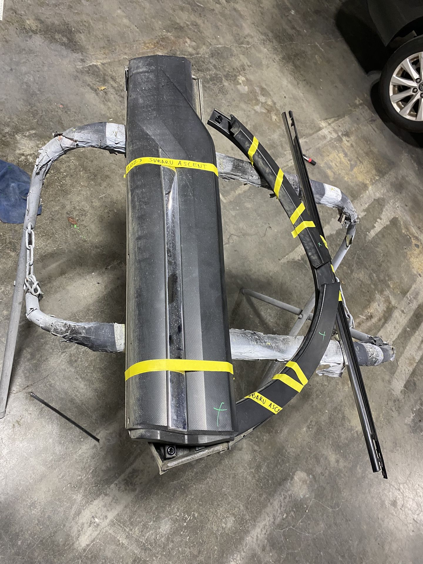 2023 Subaru Ascent Body Moldings For Passenger Side Complete Set
