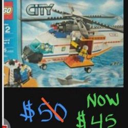 Rescue Helicopter Lego City Set