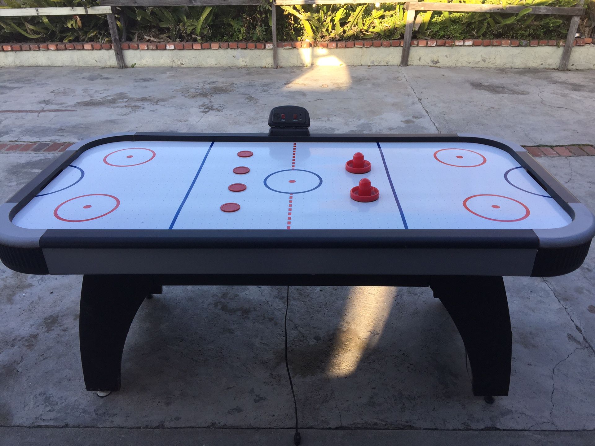 72 Inch Air Hockey Table with Electronic Scoreboard