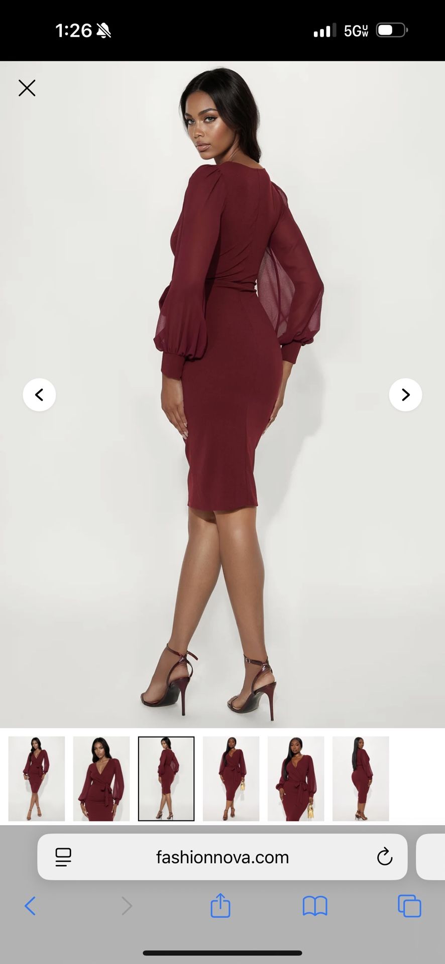 Beautiful Fashion Nova Holiday Dress
