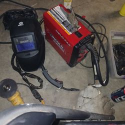 Lincoln Weld Pak And Miller Helmet